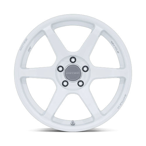 18x9.5 Motegi MR160 Battle VI Matsuri White Pearl Wheel 5x4.5 (25mm)