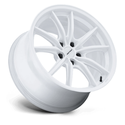 18x9.5 Motegi MR162 Zentoku Glossy White Wheel 5x4.5 (40mm)