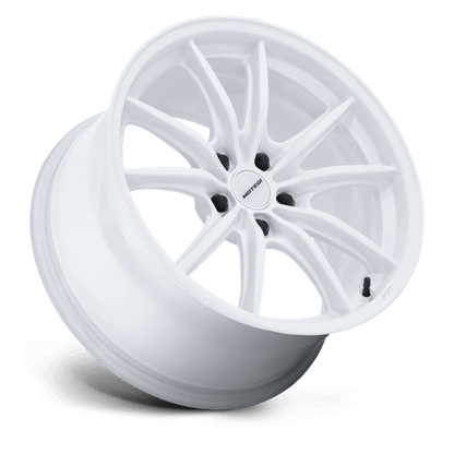 18x8.5 Motegi MR162 Zentoku Glossy White Wheel 5x4.5 (35mm)