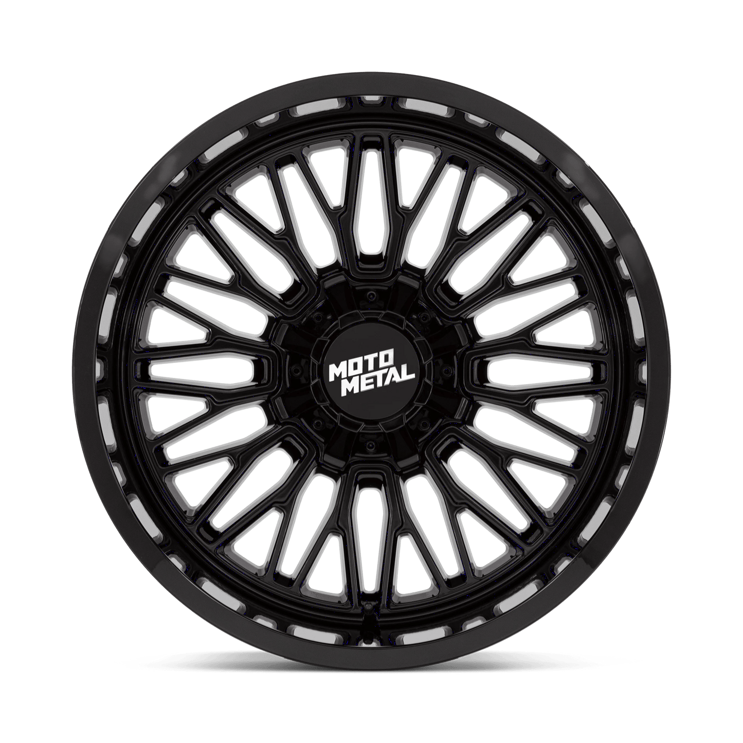 22x12 Moto Metal MO809 Stinger Gloss Black Wheel 8x170 (-44mm)