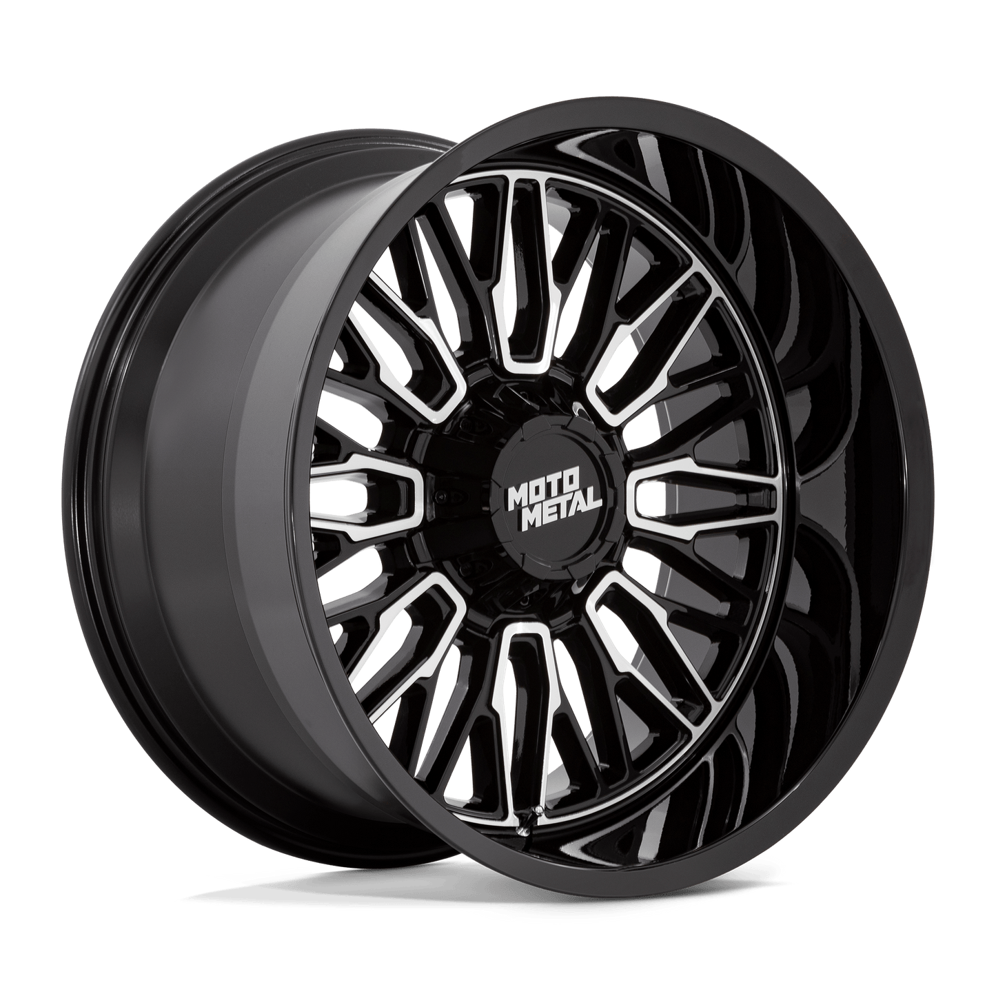 20x10 Moto Metal MO809 Stinger Gloss Black Machined Wheel Blank (-18mm)