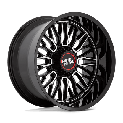 20x10 Moto Metal MO809 Stinger Gloss Black Machined Wheel 8x180 (-18mm)