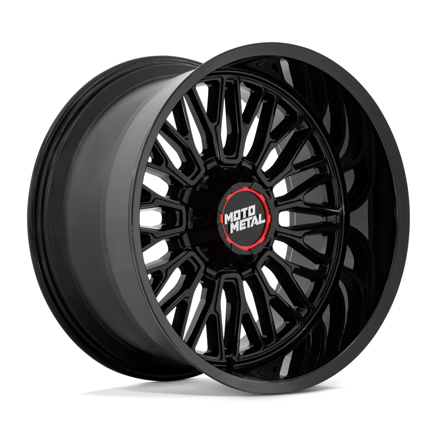 22x10 Moto Metal MO809 Stinger Gloss Black Wheel 8x6.5 (-18mm)