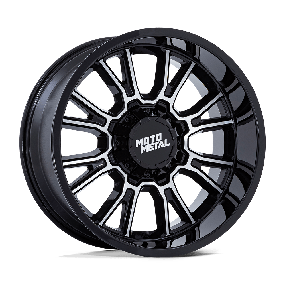 20x10 Moto Metal MO810 Legacy Gloss Black Machined Wheel Blank (-18mm)