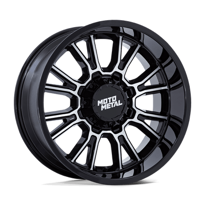 22x9 Moto Metal MO810 Legacy Gloss Black Machined Wheel Blank (1mm)