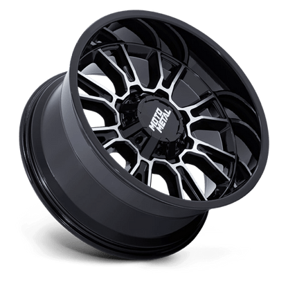 22x9 Moto Metal MO810 Legacy Gloss Black Machined Wheel Blank (1mm)