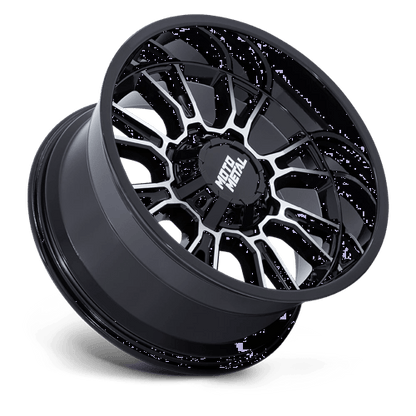 17x9 Moto Metal MO810 Legacy Gloss Black Machined Wheel 6x120 (20mm)