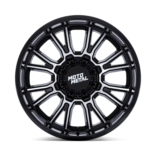 22x9 Moto Metal MO810 Legacy Gloss Black Machined Wheel Blank (1mm)