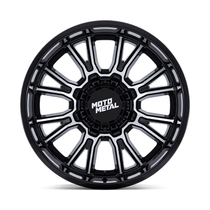 22x9 Moto Metal MO810 Legacy Gloss Black Machined Wheel Blank (1mm)