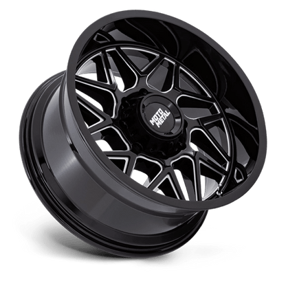 20x9 Moto Metal MO812 Turbine Gloss Black Milled Wheel 8x170 (20mm)