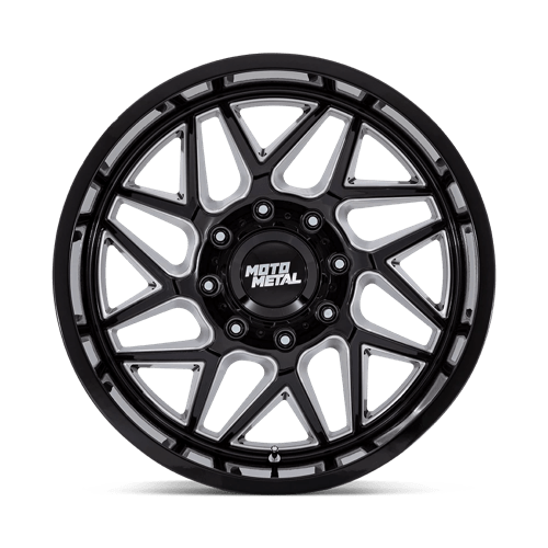 20x9 Moto Metal MO812 Turbine Gloss Black Milled Wheel 5x5 (20mm)