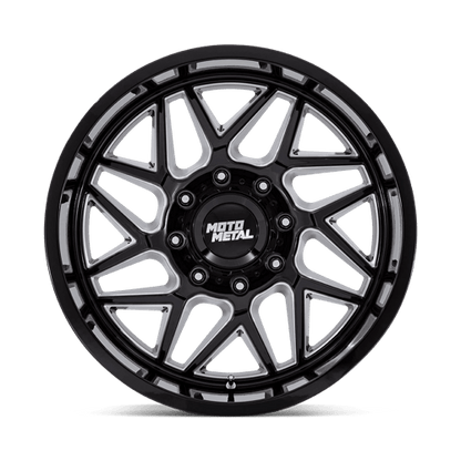 20x9 Moto Metal MO812 Turbine Gloss Black Milled Wheel 5x5 (20mm)