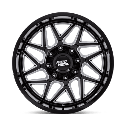 20x9 Moto Metal MO812 Turbine Gloss Black Milled Wheel 6x135 (1mm)