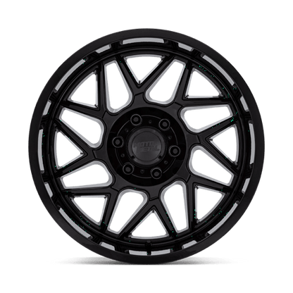 20x10 Moto Metal MO812 Turbine Gloss Black Wheel 5x5 (-18mm)