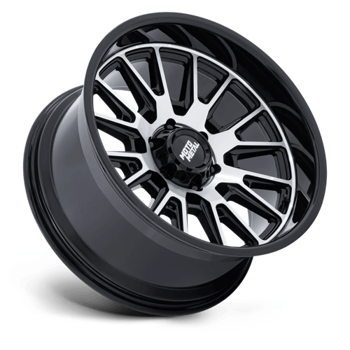 20x9 Moto Metal MO814 Tekton Gloss Black W/ Machined Face Wheel 5x5 (1mm)