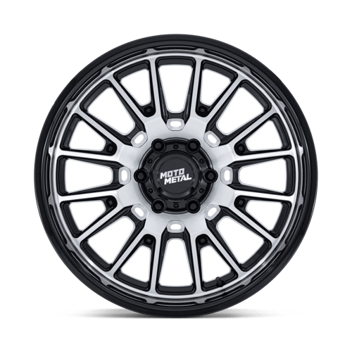 20x9 Moto Metal MO814 Tekton Gloss Black W/ Machined Face Wheel 6x135 (20mm)