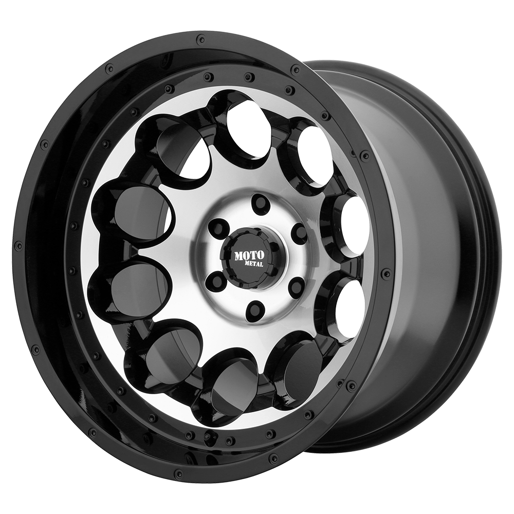 20x9 Moto Metal MO990 ROTARY Gloss Black Machined Wheel 6x135 (0mm)