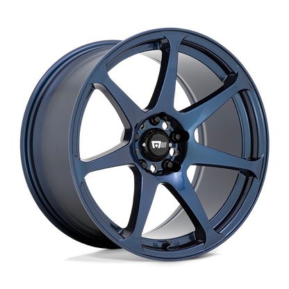 18x8 Motegi MR154 BATTLE Midnight Blue Wheel 5x4.5 (43mm)