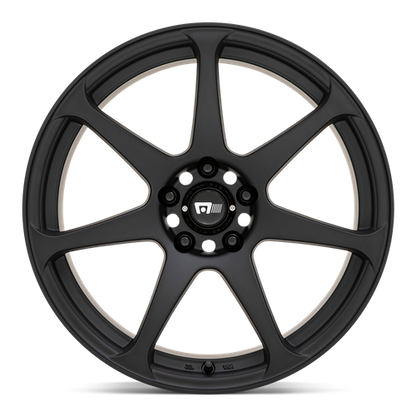 18x9.5 Motegi MR154 BATTLE Matte Black Wheel 5x4.5 (15mm)