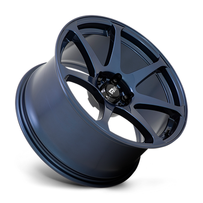 18x9.5 Motegi MR154 BATTLE Midnight Blue Wheel 5x4.5 (15mm)