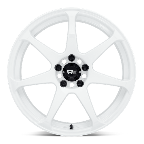 17x9.5 Motegi MR154 BATTLE White Wheel 5x4.5 (15mm)