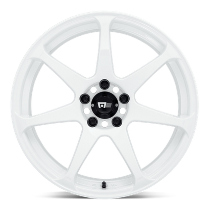 17x9.5 Motegi MR154 BATTLE White Wheel 5x4.5 (15mm)