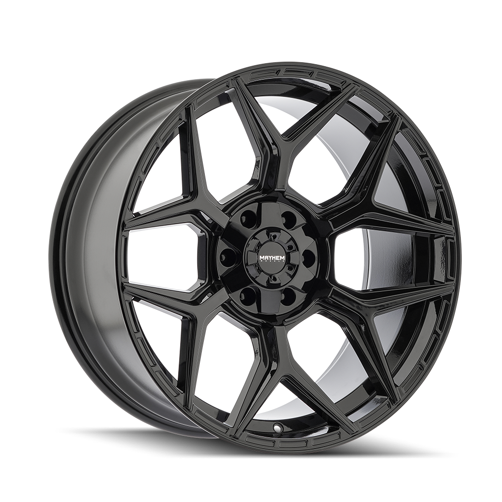 20x10 Mayhem 8119 Vanquish Gloss Black Wheel 6x135/6x5.5 (-19mm)