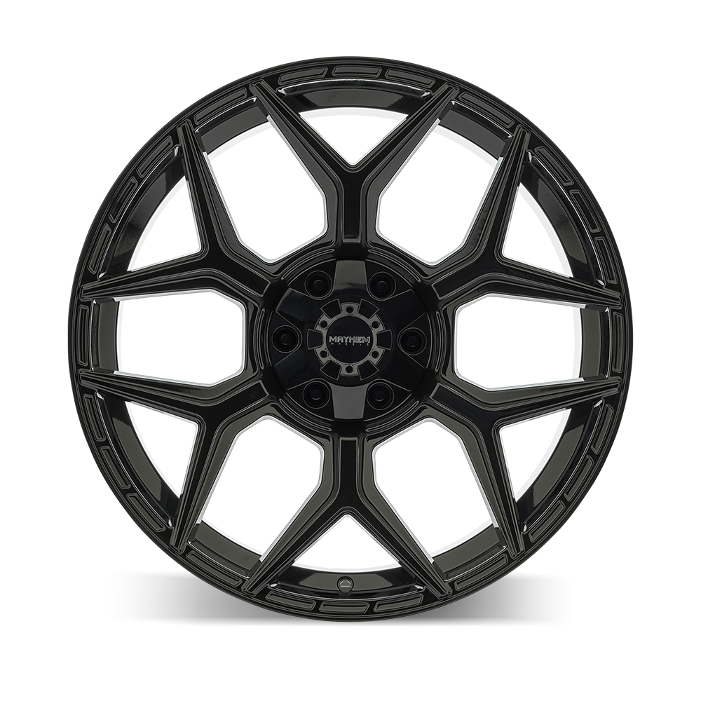 20x10 Mayhem 8119 Vanquish Gloss Black Wheel 6x135/6x5.5 (-19mm)