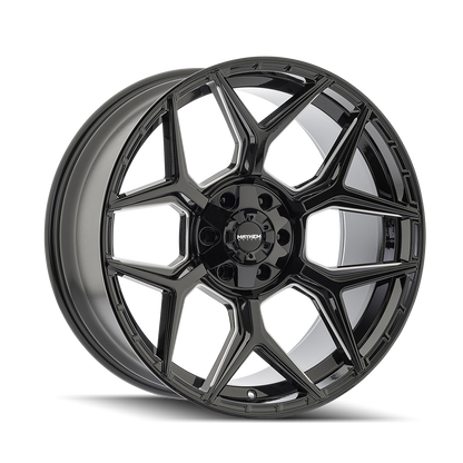 20x10 Mayhem 8119 Vanquish Gloss Black Milled Wheel 6x135/6x5.5 (-19mm)