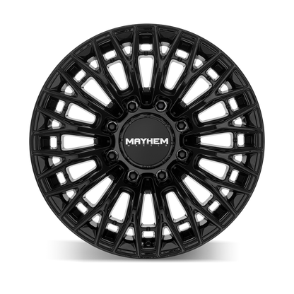 20x9 Mayhem 8121 Cyclone Gloss Black Wheel 8x6.5 (0mm)