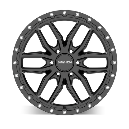 17x9 Mayhem 8310 Vector Gloss Black Wheel 6x5.5 (18mm)