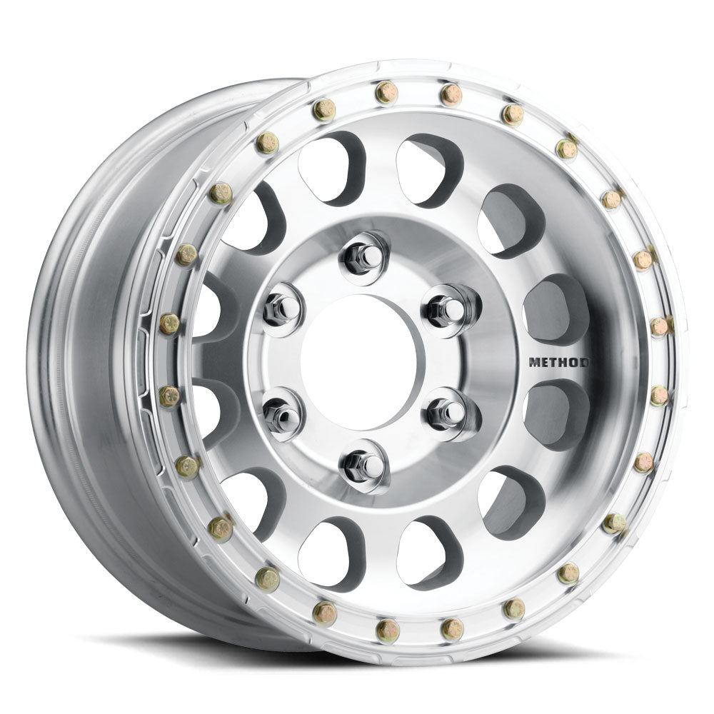 17x9 Method MR103 HD Machined - Raw BEADLOCK Wheel 6x6.5 (-12mm)