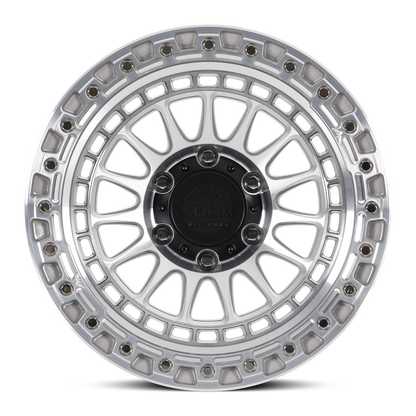 20x9 Lock Off-Road Mojave Machine With Clear Coat Wheel 6x135 (0mm)