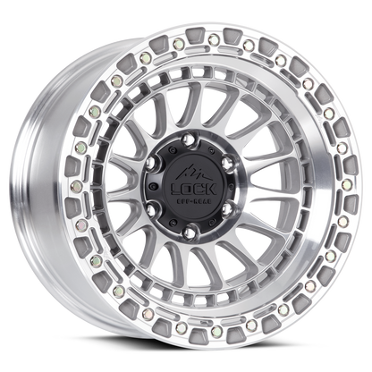20x9 Lock Off-Road Mojave Machine With Clear Coat Wheel 6x135 (0mm)