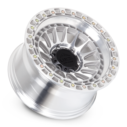 20x9 Lock Off-Road Mojave Machine With Clear Coat Wheel 6x135 (0mm)