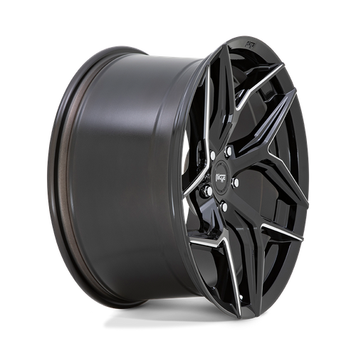 20x10.5 Niche M266 TORSION Gloss Black Milled Wheel 5x112 (40mm)