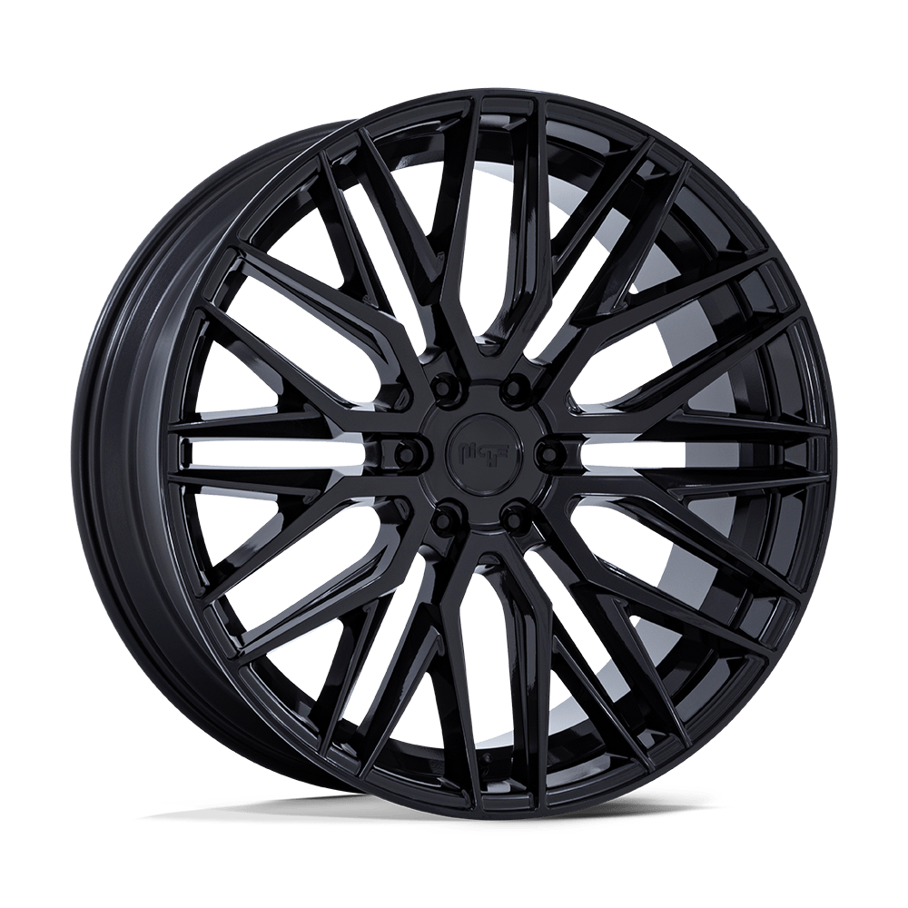 22x9.5 Niche M224 Gamma Gloss Black Wheel 6x5.5 (25mm)