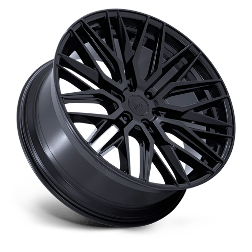 22x9.5 Niche M224 Gamma Gloss Black Wheel 6x135 (25mm)