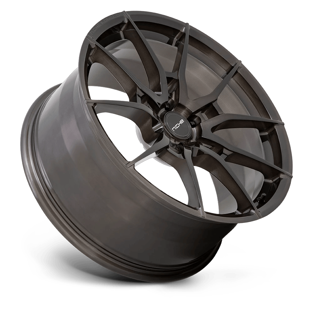 20x11 Niche T111 Kanan Brushed Candy Smoke Forged Wheel 5x112 (55mm)