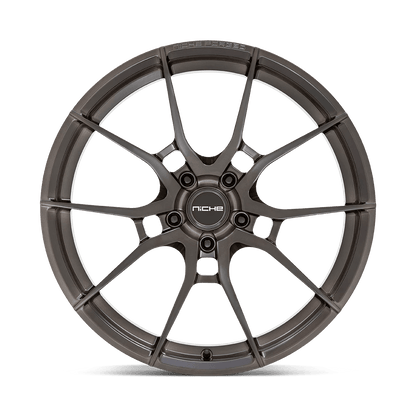20x11 Niche T111 Kanan Brushed Candy Smoke Forged Wheel 5x112 (55mm)