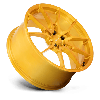 20x9.5 Niche T112 Kanan Brushed Candy Gold Forged Wheel 5x112 (20mm)