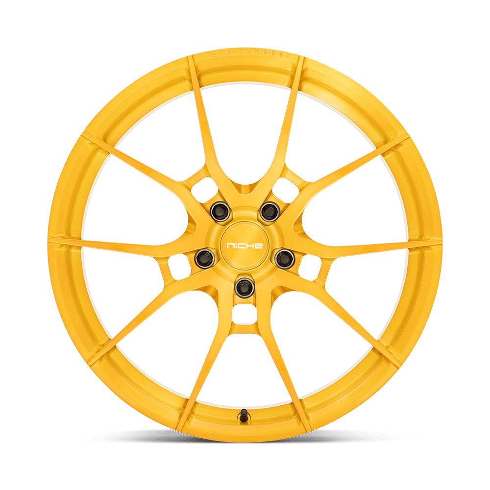 20x9.5 Niche T112 Kanan Brushed Candy Gold Forged Wheel 5x120 (23mm)