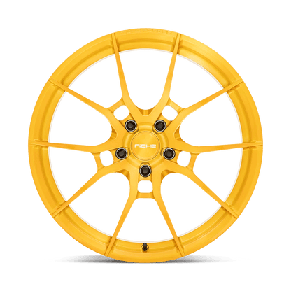 20x9.5 Niche T112 Kanan Brushed Candy Gold Forged Wheel 5x120 (23mm)