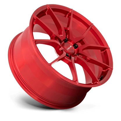 20x11.5 Niche T113 Kanan Brushed Candy Red Forged Wheel 5x120 (52mm)