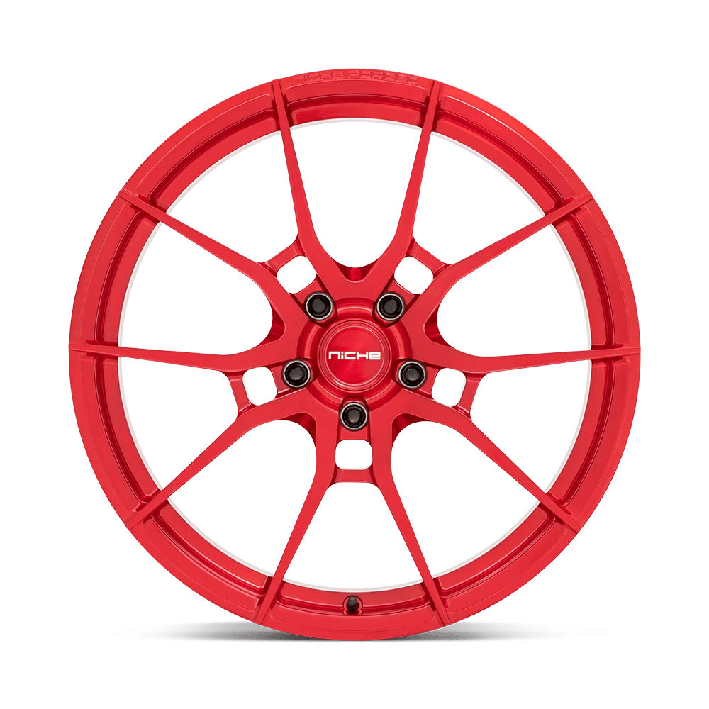 21x12 Niche T113 Kanan Brushed Candy Red Forged Wheel 5x130 (65mm)