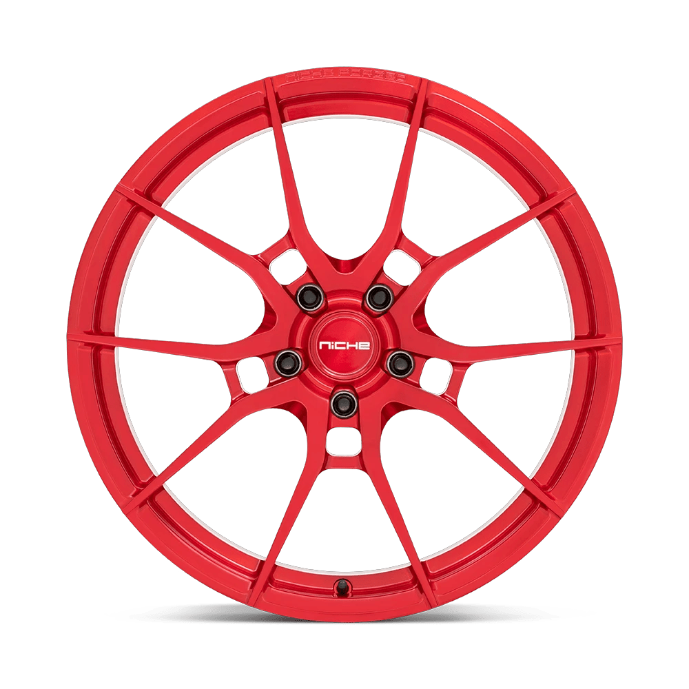 21x9 Niche T113 Kanan Brushed Candy Red Forged Wheel 5x130 (45mm)
