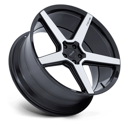 20x10.5 Niche NC283 Modena Gloss Black W/ Machined Face Wheel 5x120 (38mm)