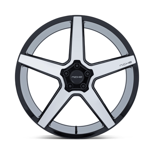 20x10.5 Niche NC283 Modena Gloss Black W/ Machined Face Wheel 5x112 (30mm)