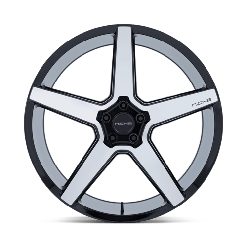 20x9 Niche NC283 Modena Gloss Black W/ Machined Face Wheel 5x115 (15mm)