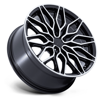 20x9 Niche NC277 Calabria 5 Gloss Black Machined Wheel 5x112 (45mm)
